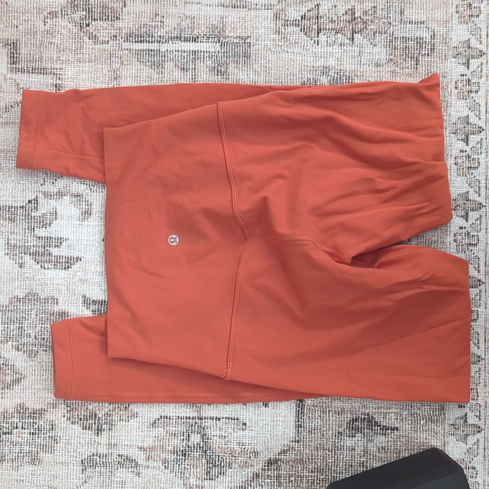 Lululemon Align, size 6, Super-High-Rise Pant 28" Canyon Orange - Picture 2 of 3